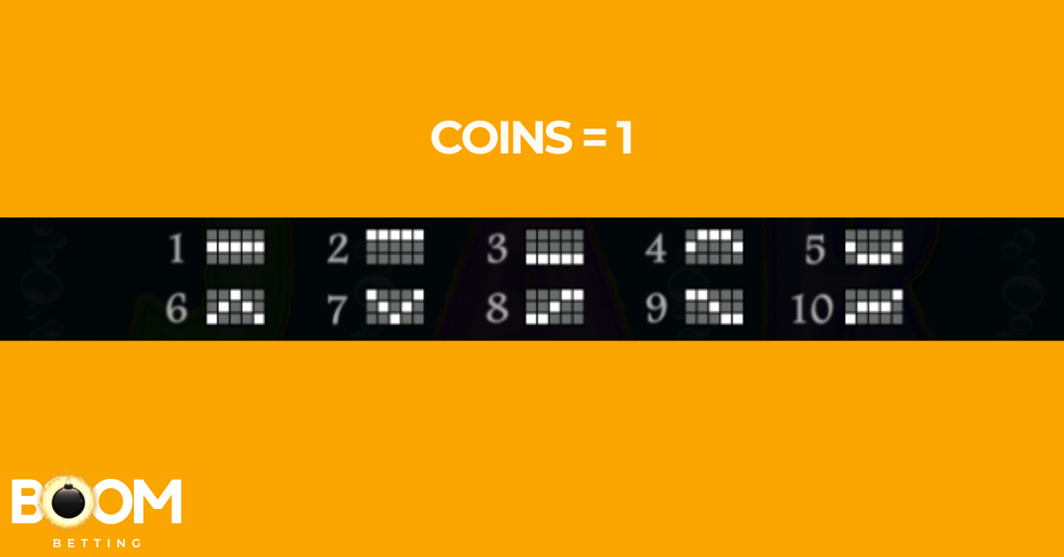 Big Bass Bonanza slot paylines – overview of all 10 win lines in the game