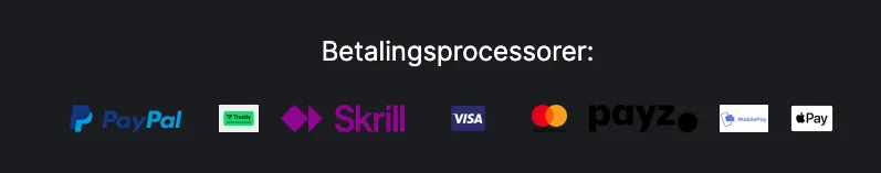 Knightslots casino betalingsmetoder med PayPal, Skrill, Visa, Mastercard og Apple Pay